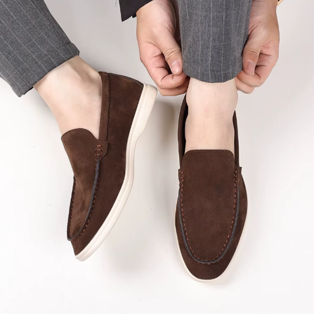 Luxuriöse Wildleder-Loafer
