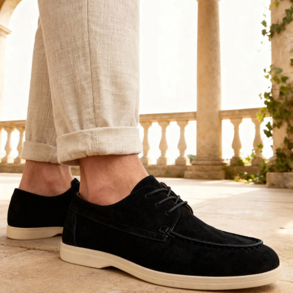 Elegante Wildlederschuhe