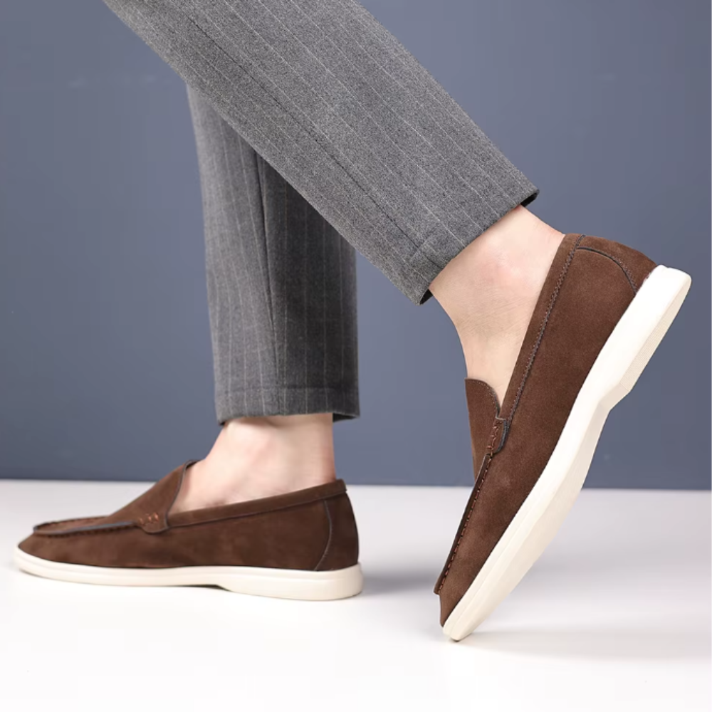 Luxuriöse Wildleder-Loafer