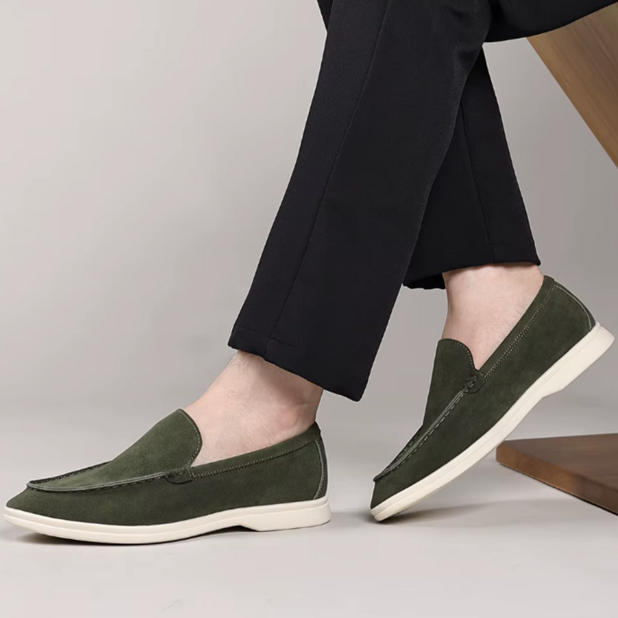 Klassische Wildleder-Loafer