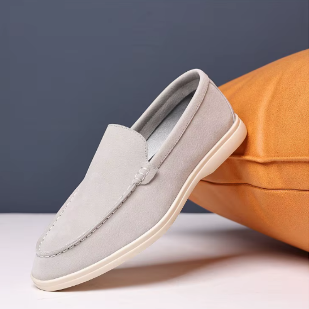 Klassische Wildleder-Loafer