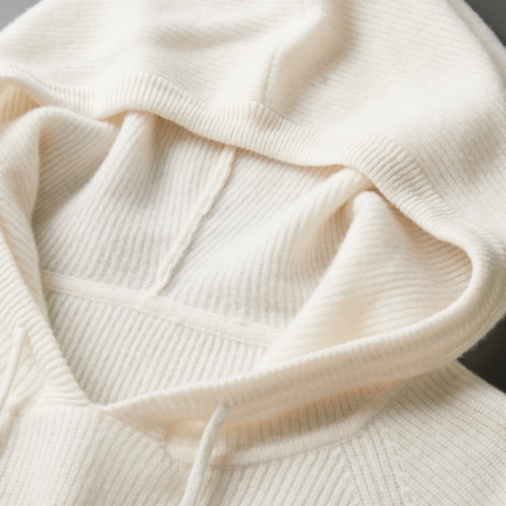 Arezzo Kapuzenpullover aus Merinowolle
