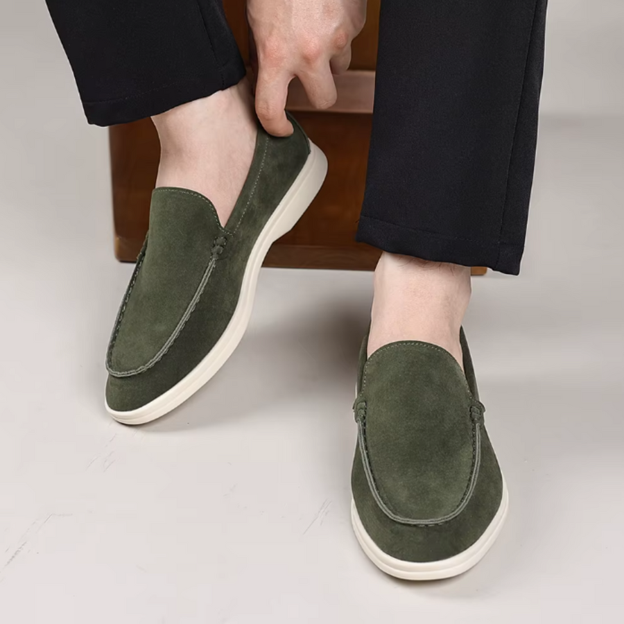 Klassische Wildleder-Loafer