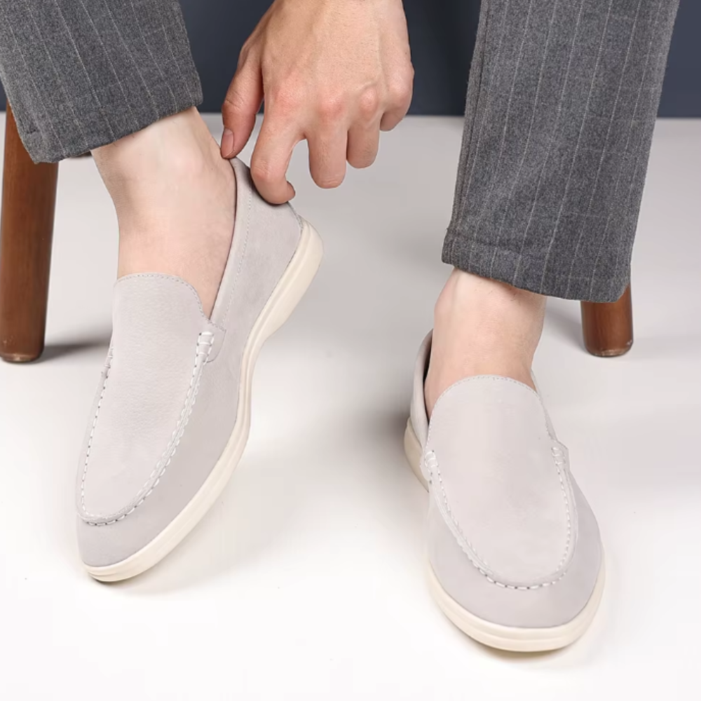 Luxuriöse Wildleder-Loafer
