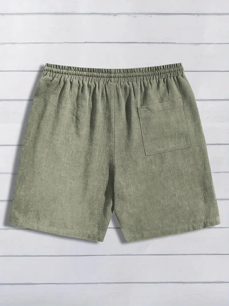 Lässige Leinen-Shorts