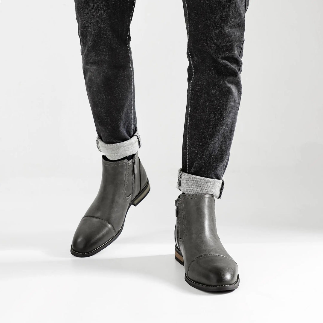 Chelsea-Stiefel aus Leder