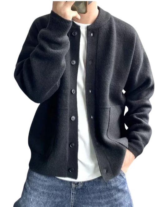 Lässige Knopfjacke