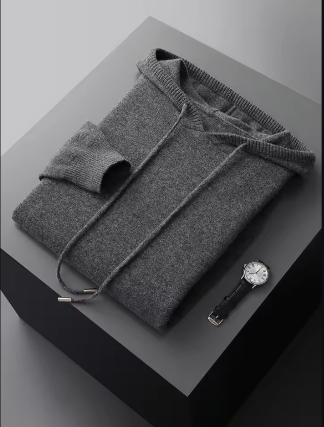 Sirlus Kapuzenpullover aus Merinowolle