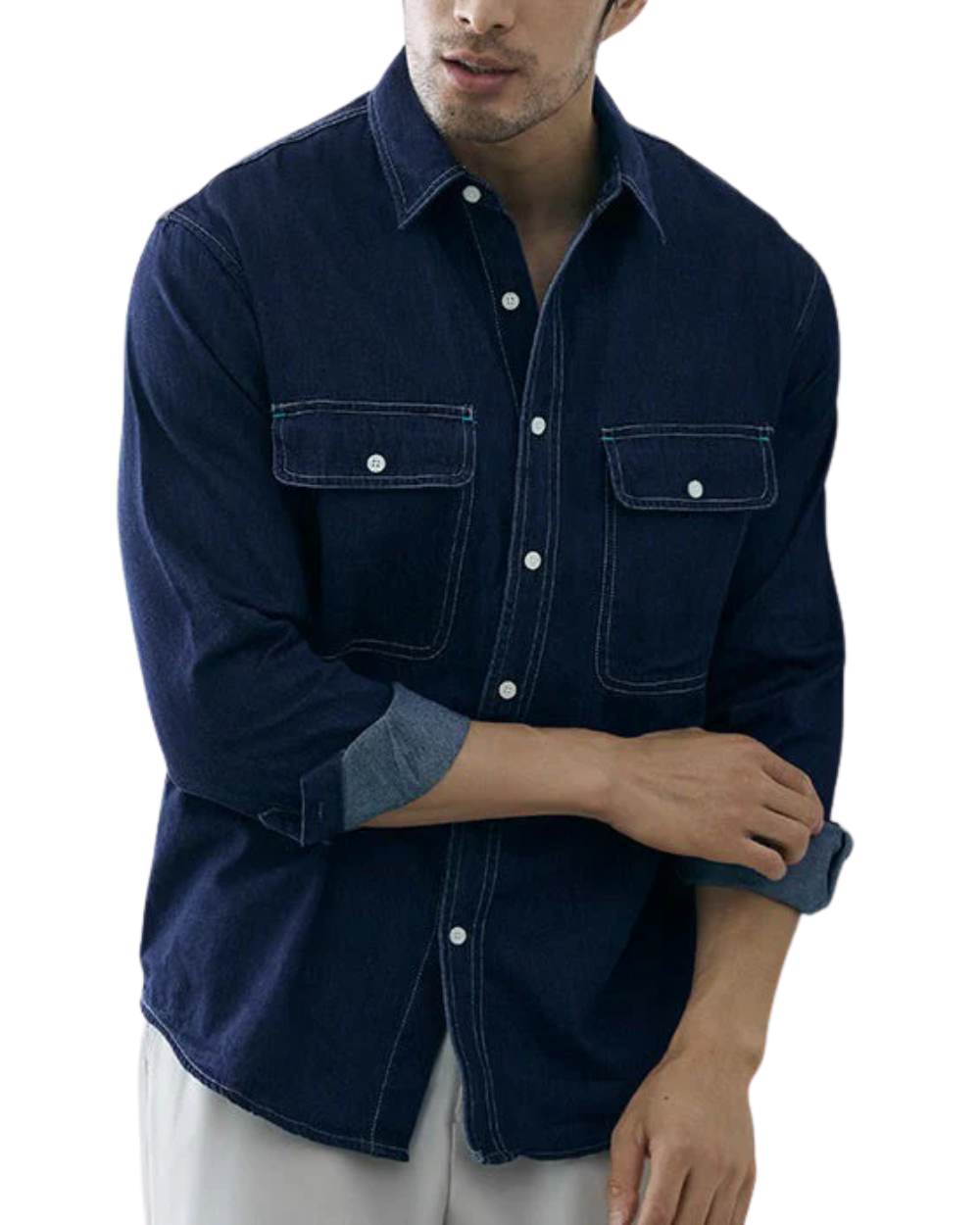 Klassisches Denim-Hemd