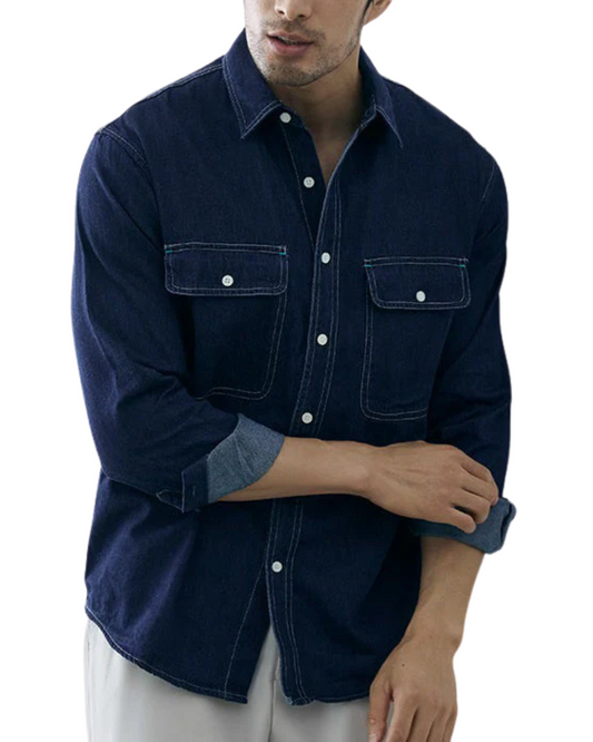 Klassisches Denim-Hemd