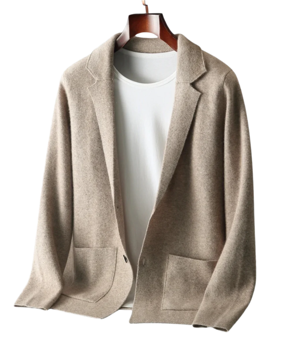 Bacchus Kaschmir-Knopf-Strickjacke