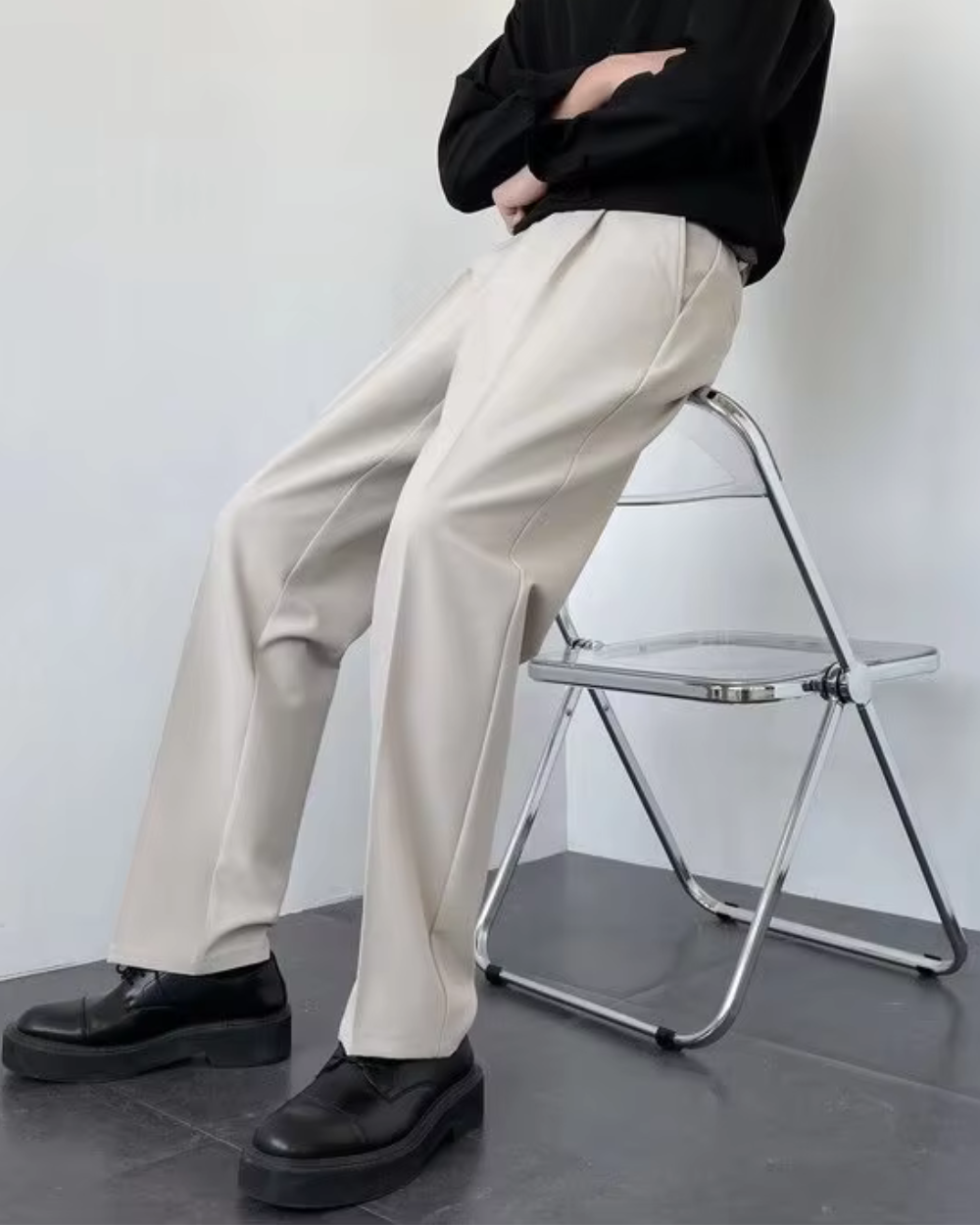 Milan Weit geschnittener Pantalon