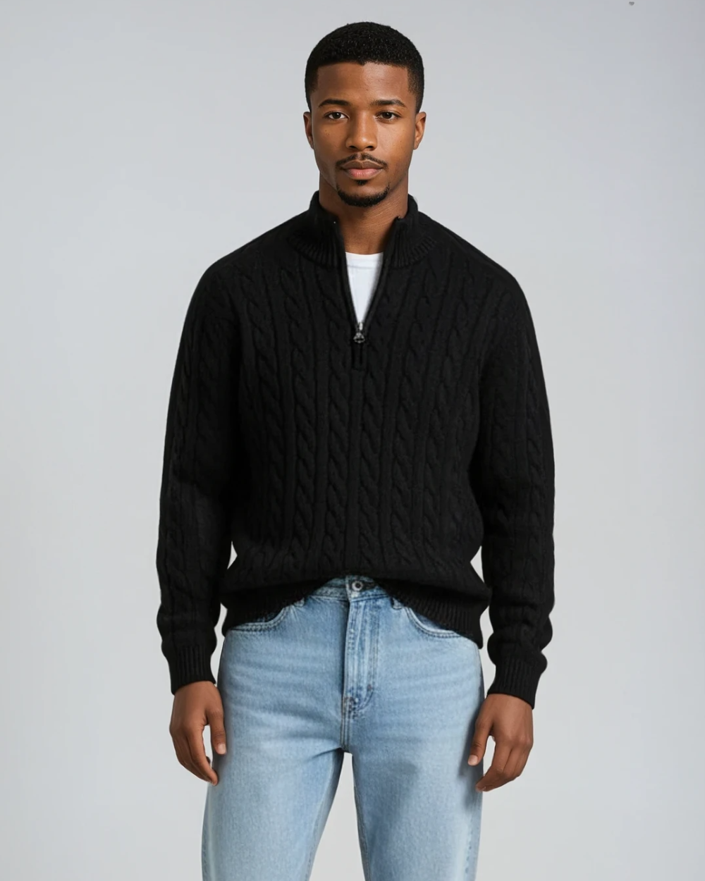Givalli Pullover mit Reißverschluss