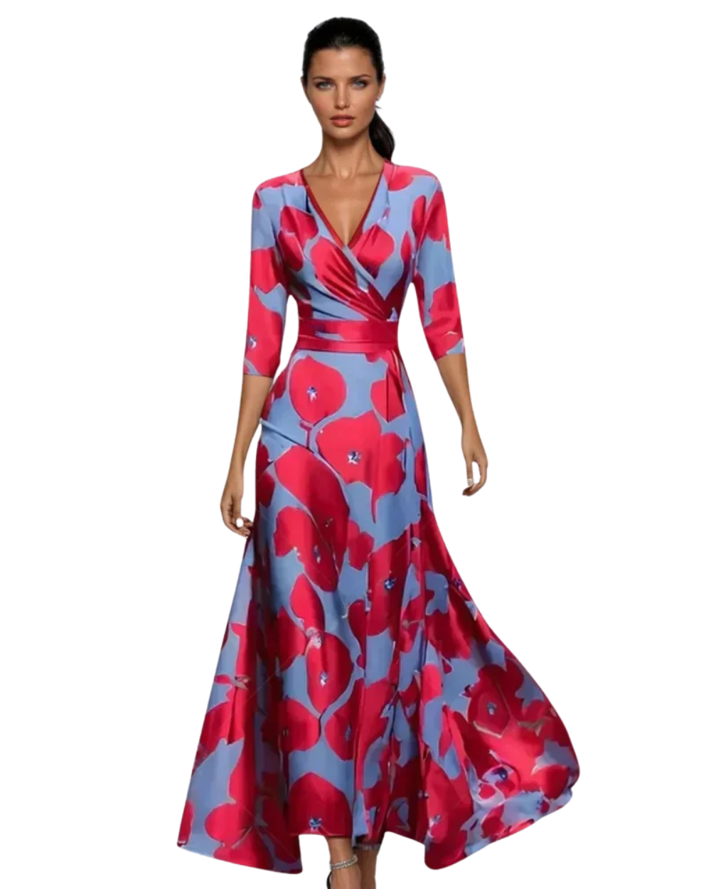 Monza Elegantes Blumenkleid