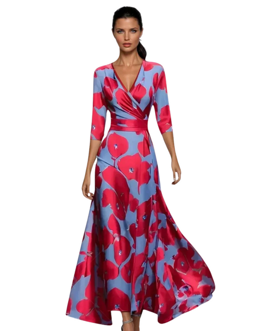Monza Elegantes Blumenkleid