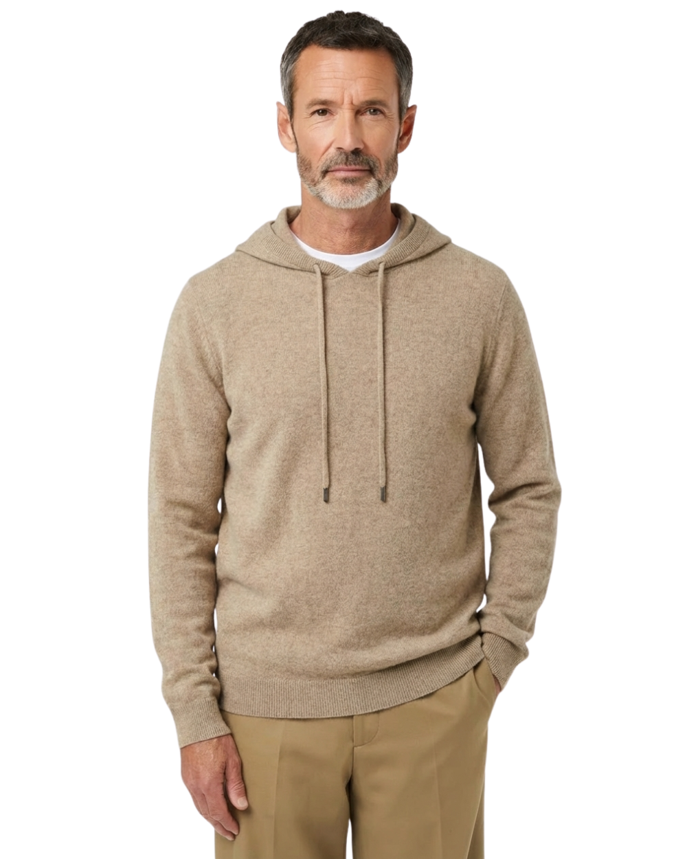 Eleganter Hoodie aus australischer Wolle