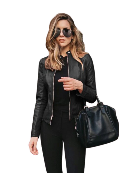 Elegante Lederjacke für Damen