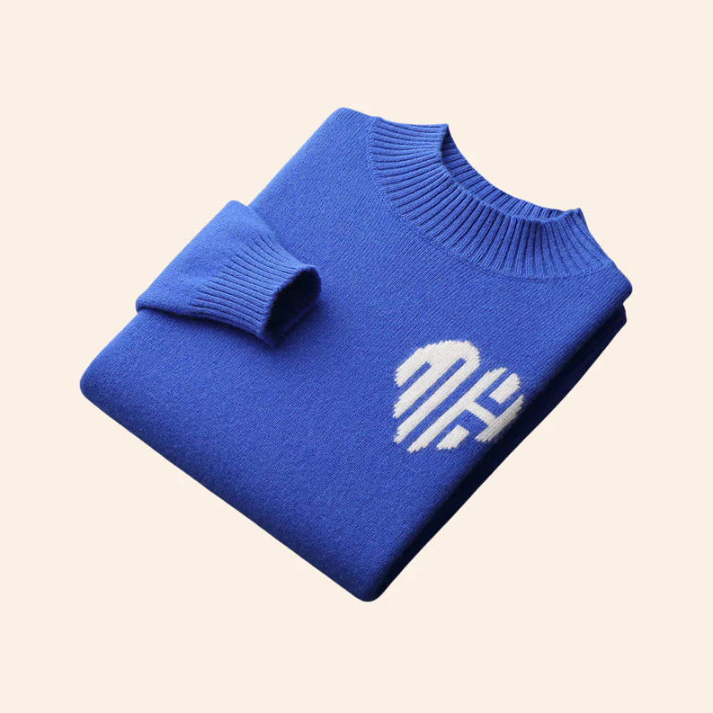 Bora Bora Pullover mit Herz aus Kaschmir
