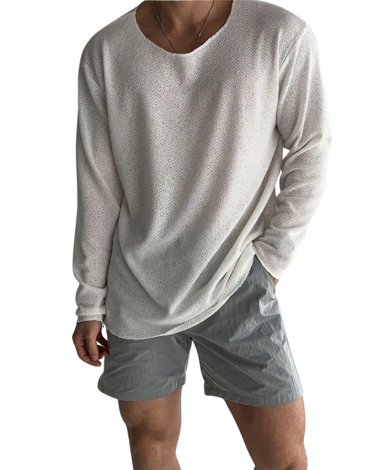 Lässig gestricktes T-Shirt