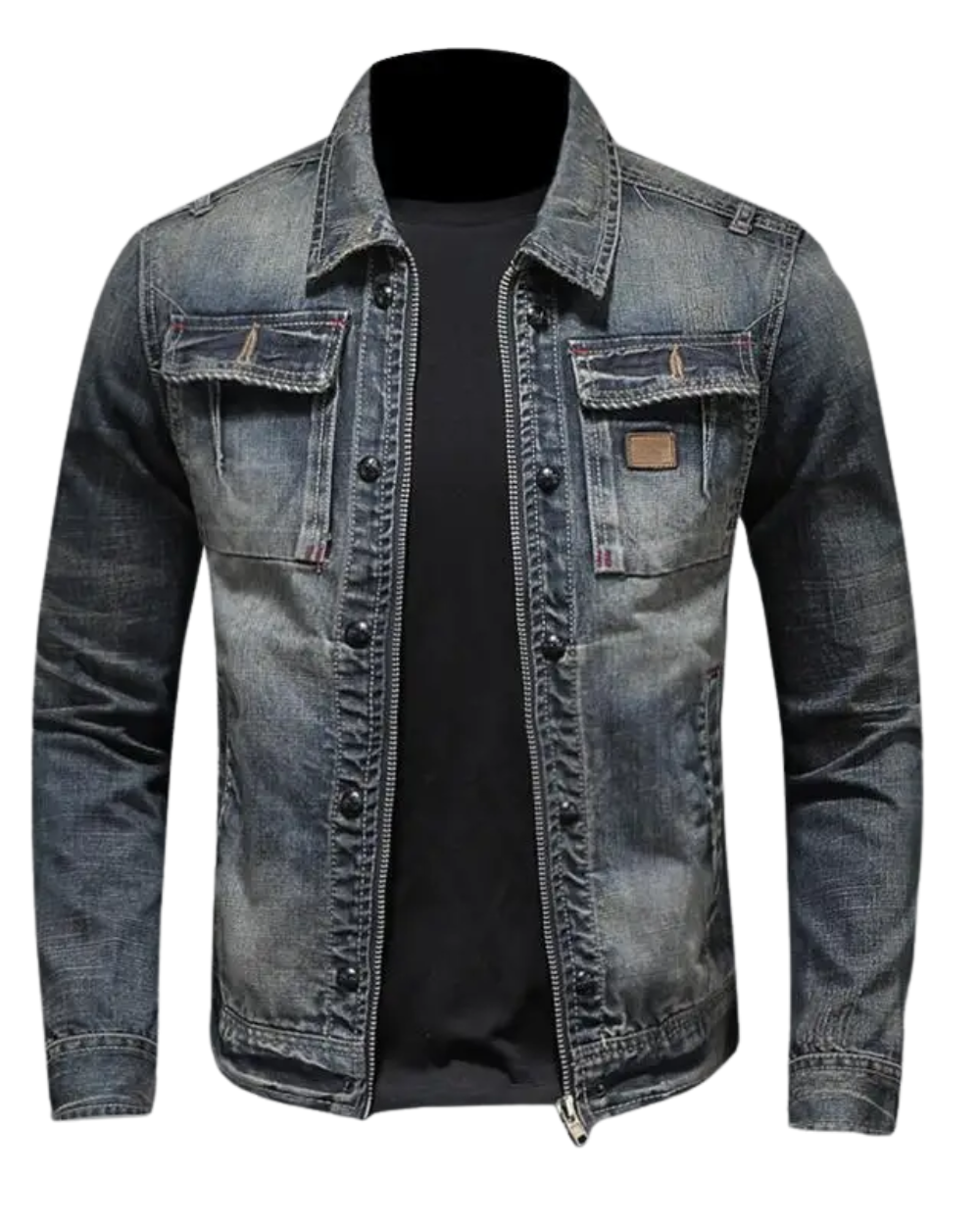 Premium-Denim-Jacke