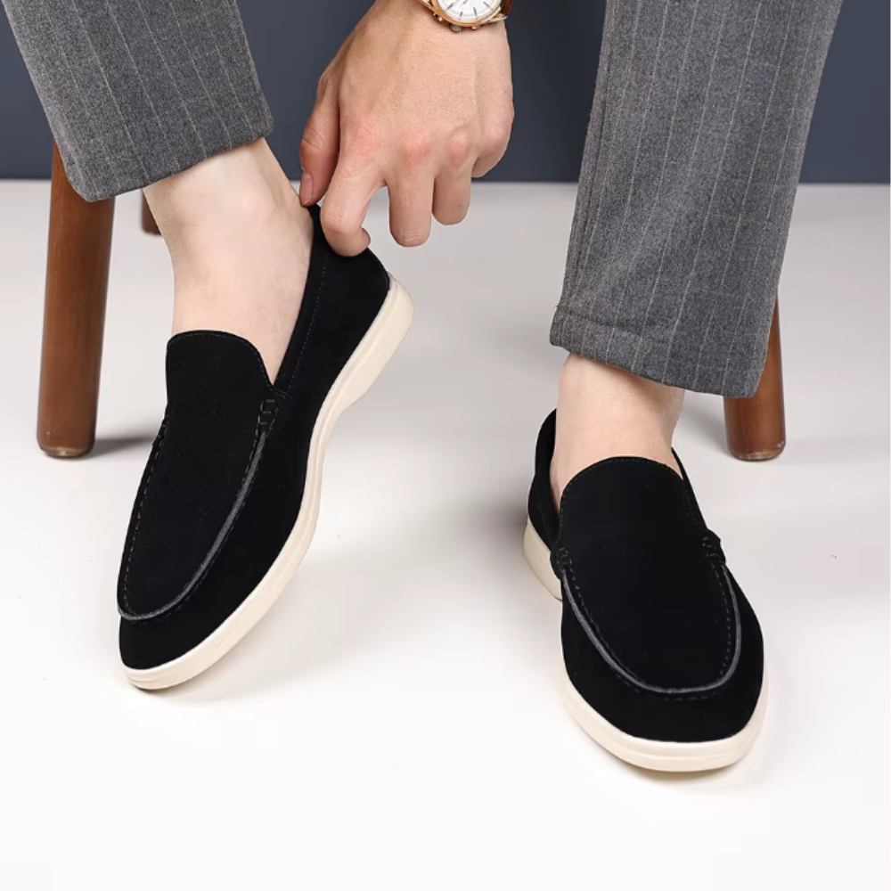 Luxuriöse Wildleder-Loafer