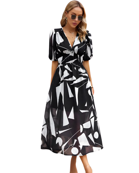 Venedig Elegantes Langes Kleid