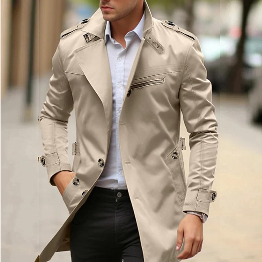 Eleganter Trenchcoat für Männer