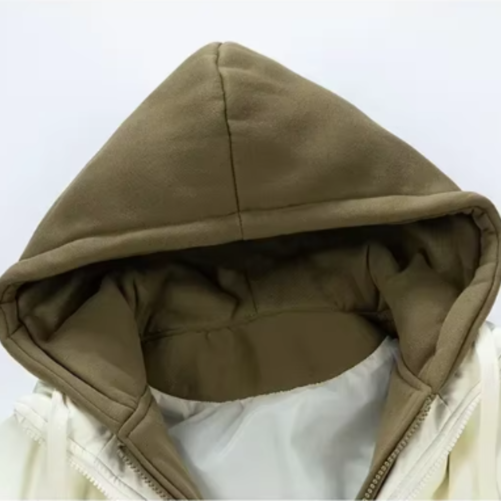Elegante wattierte Pufferjacke