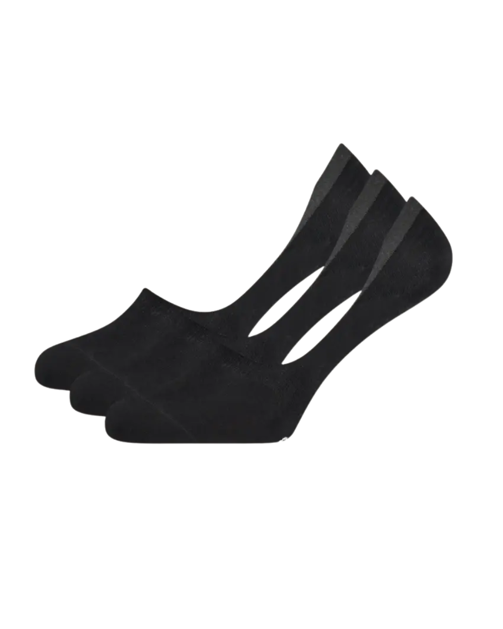 3 Paar unsichtbare Socken - Schwarz