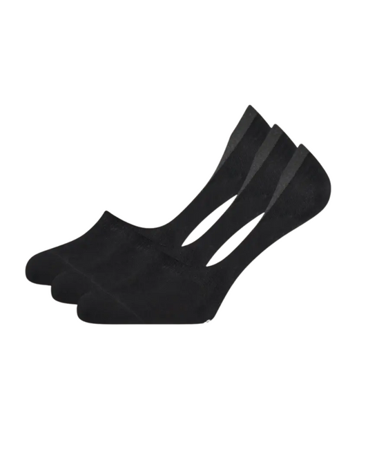 3 Paar unsichtbare Socken - Schwarz
