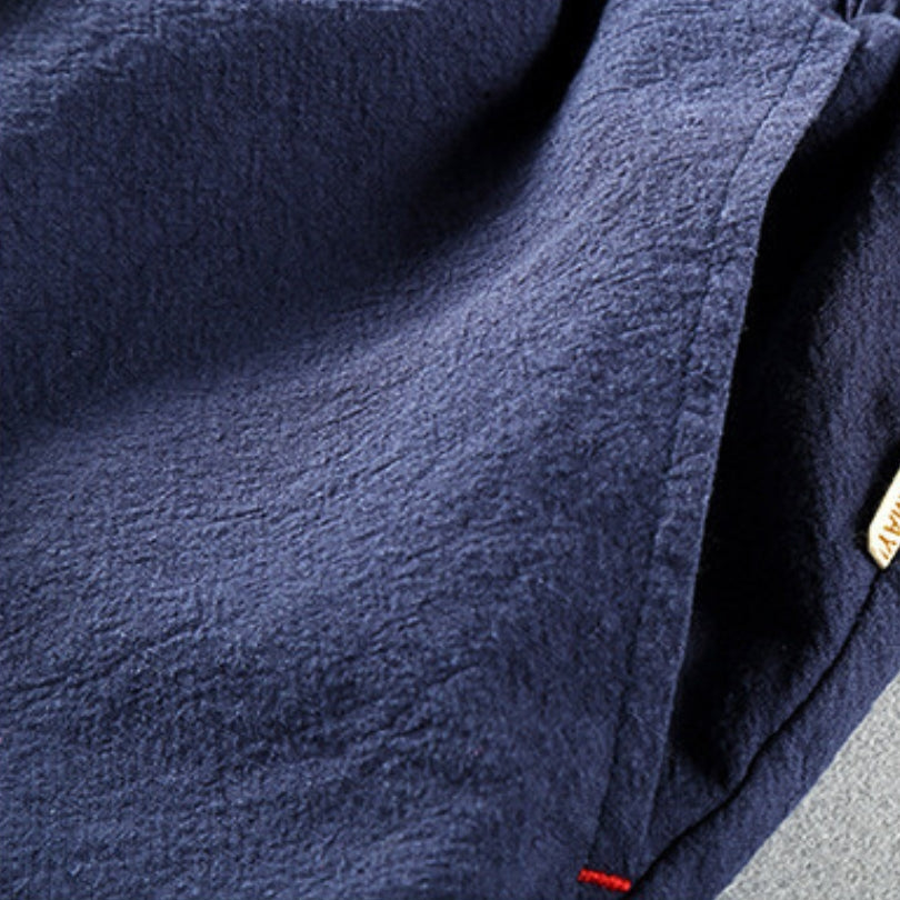 Shorts aus Baumwolle im japanischen Stil