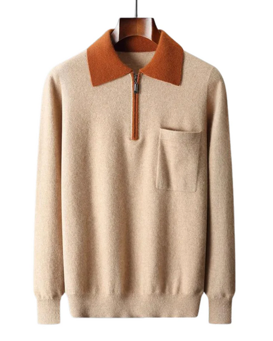 Castelle Kaschmir Zip Up Polo