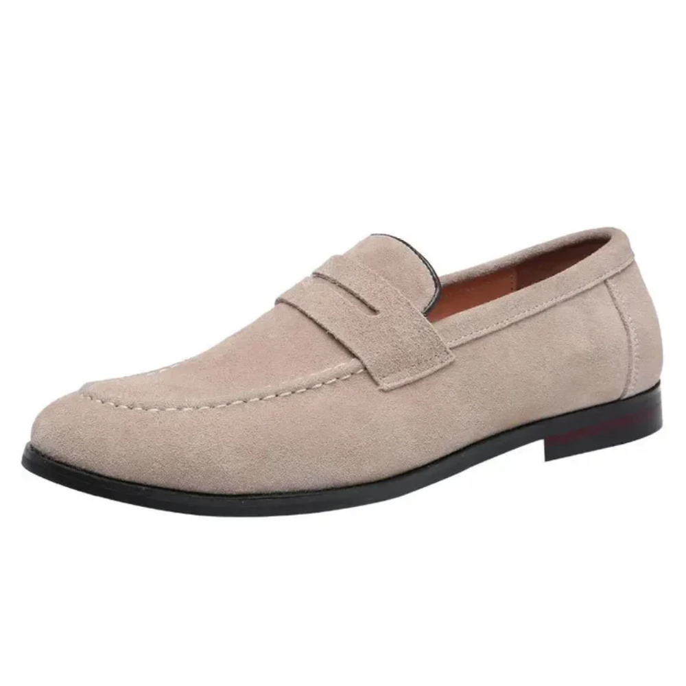 Sommer-Loafers aus Wildleder