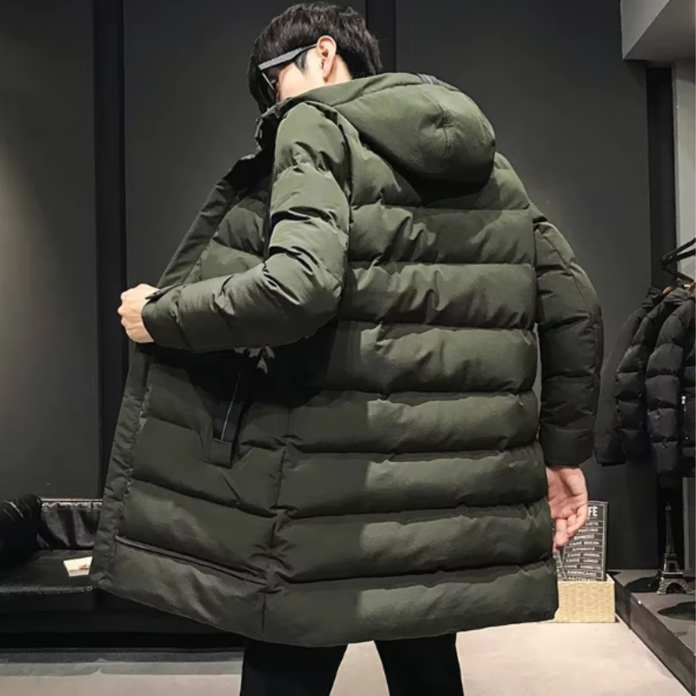Lange Winterjacke für Männer