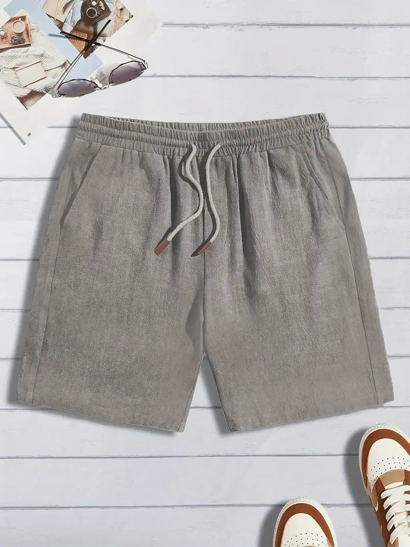Lässige Leinen-Shorts