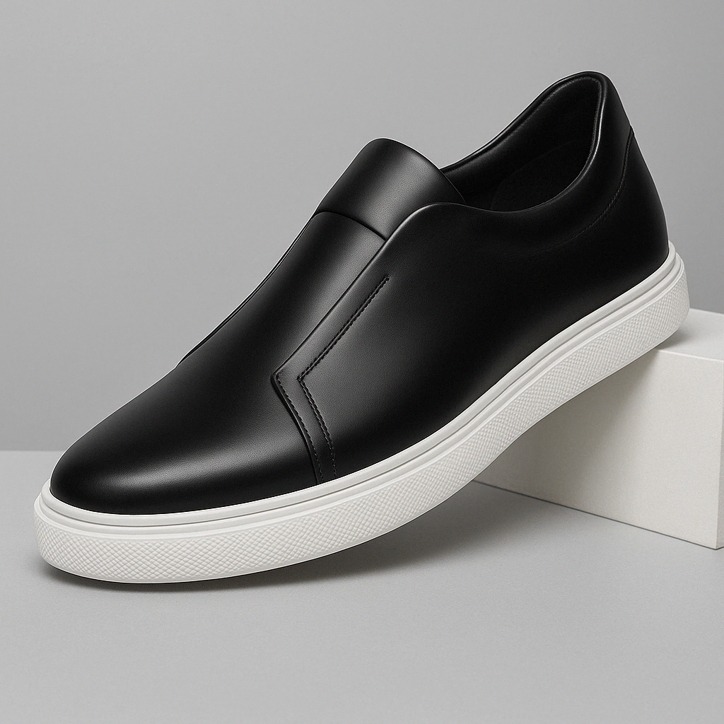 Elegante Lederschuhe zum Hineinschlüpfen