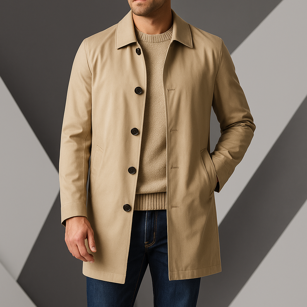 Eleganter Trenchcoat für Männer