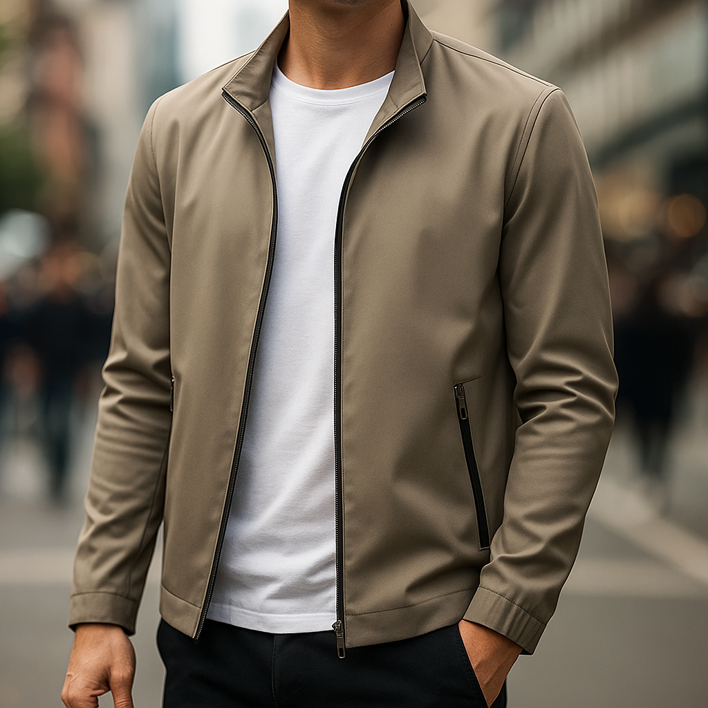 Elegante Jacke mit Reißverschluss