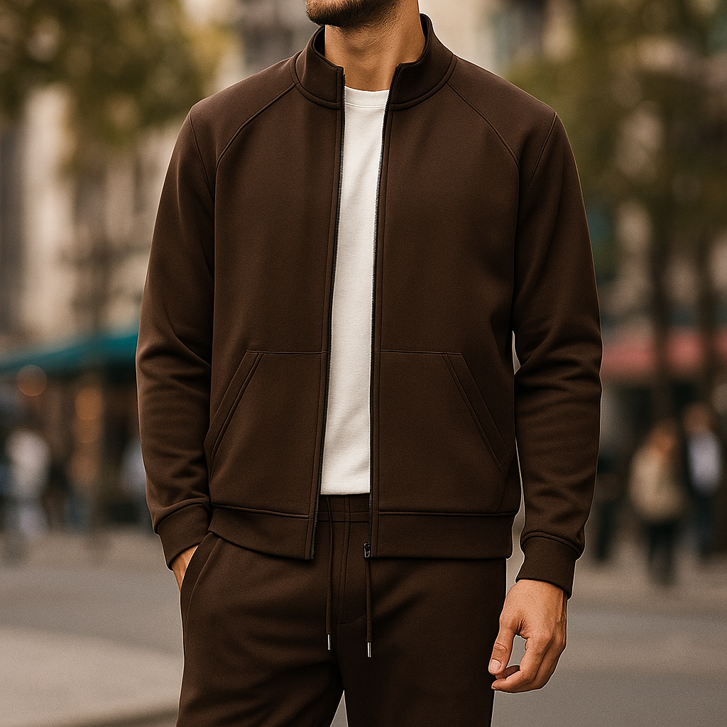 Eleganter, maßgeschneiderter Trainingsanzug