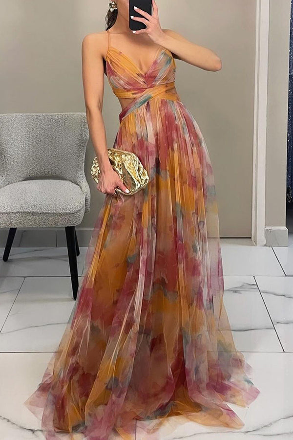 Elegantes langes Kleid