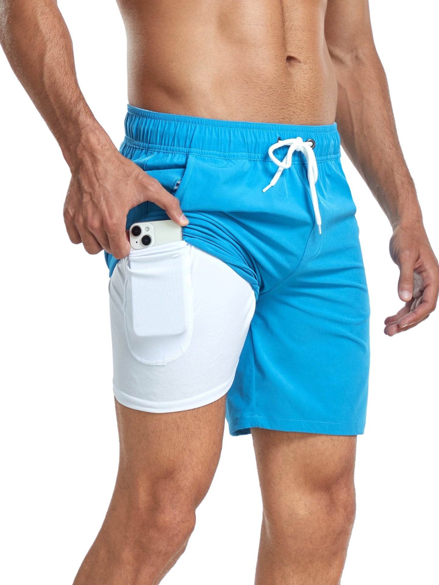 Badeshorts mit Taschen