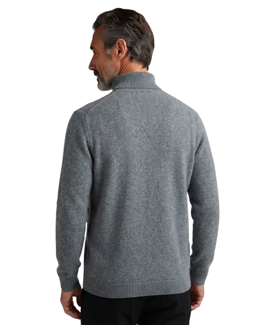 Eleganter Kaschmir-Rollkragenpullover