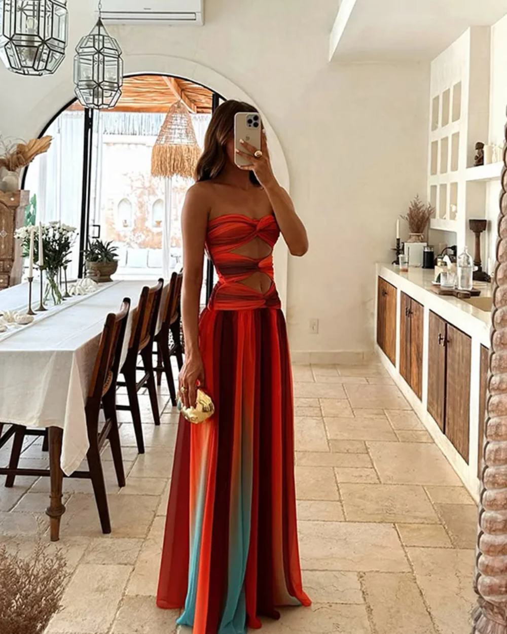 Valentina Elegantes Maxikleid