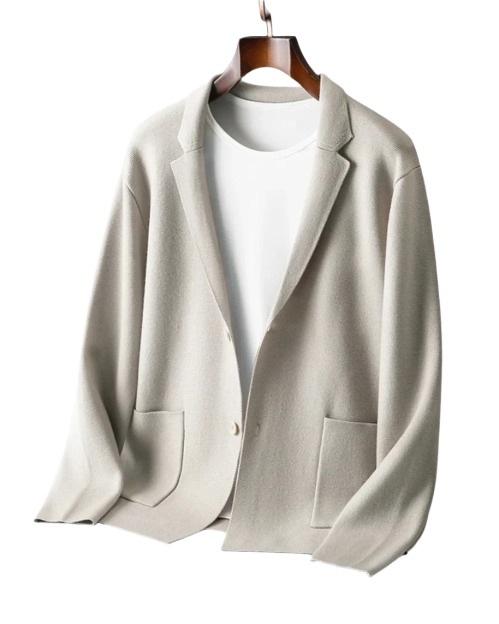 Bacchus Kaschmir-Knopf-Strickjacke