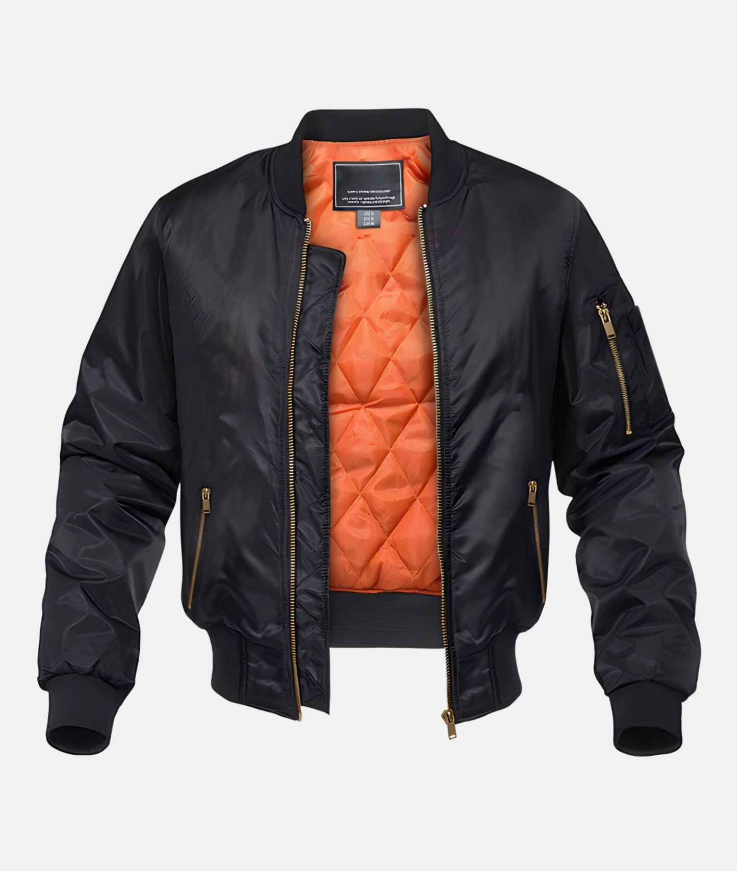 Elegante gepolsterte Bomberjacke