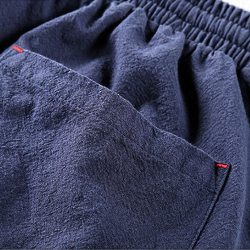 Shorts aus Baumwolle im japanischen Stil