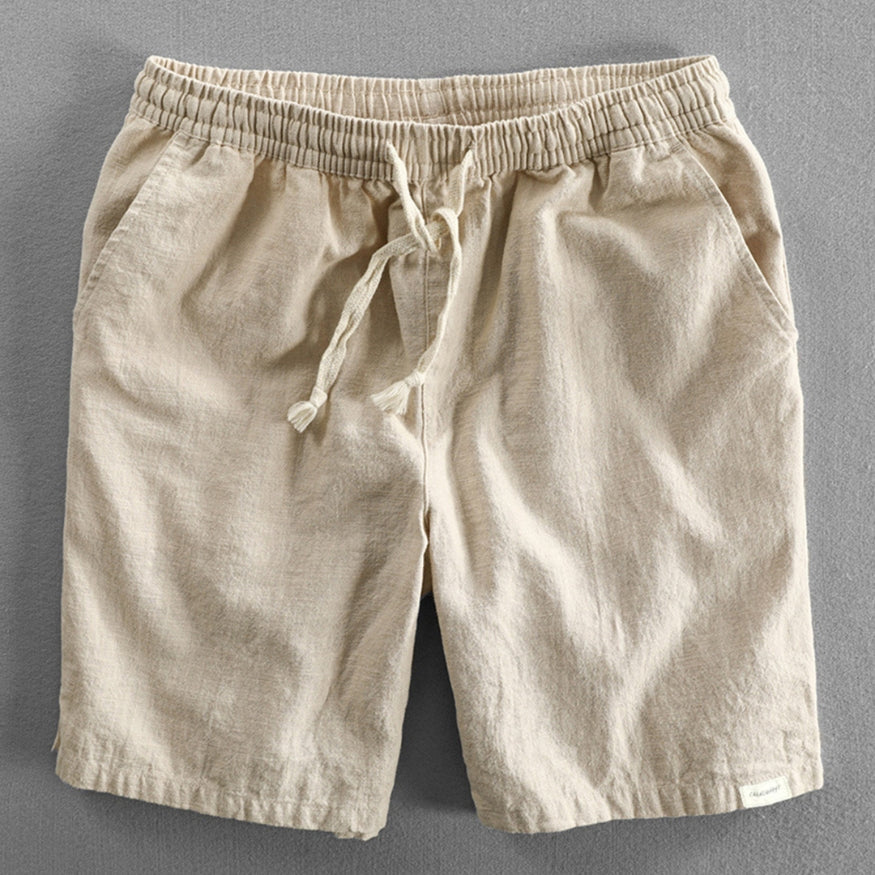 Shorts aus Baumwolle im japanischen Stil