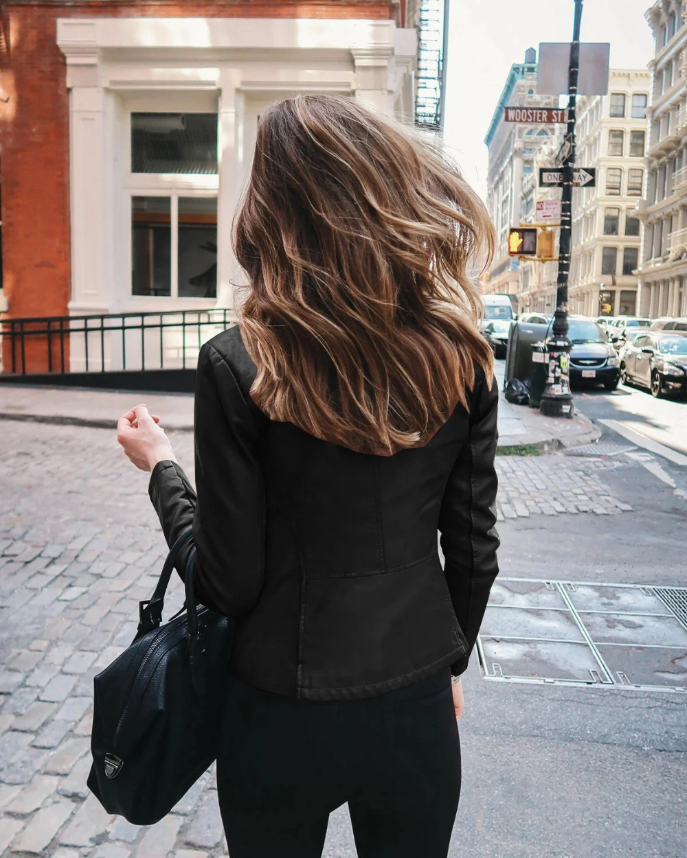 Elegante Lederjacke für Damen