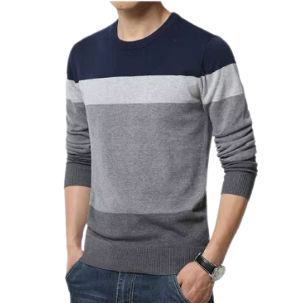 Lässiger Herrenpullover aus Baumwolle