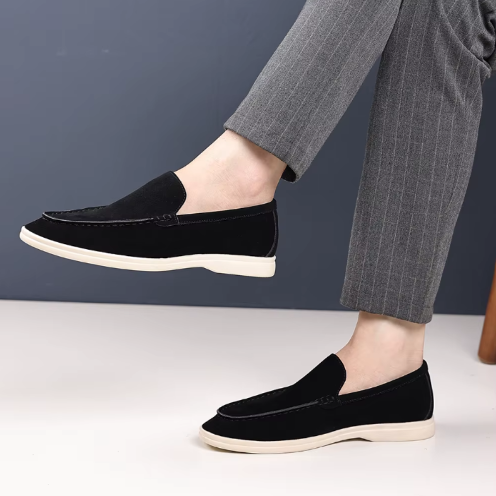 Luxuriöse Wildleder-Loafer